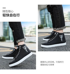 Sneakers Man Casual Vulcanized Male Comfortable High Top Shoes Outdoor Men Lightweight Fashion Mens Shoes WaterprooF