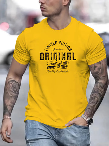 Men's summer 100% pure cotton fashionable casual sports