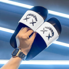 Summer Men's Slippers Shoes Man Soft Slides Non-slip Casual
