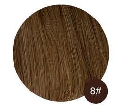 Micro Loop Hair Extensions Remy Human Hair Straight Human Fusion Hair 50 Strands Micro Link Hair Extension Natural Beads Hair