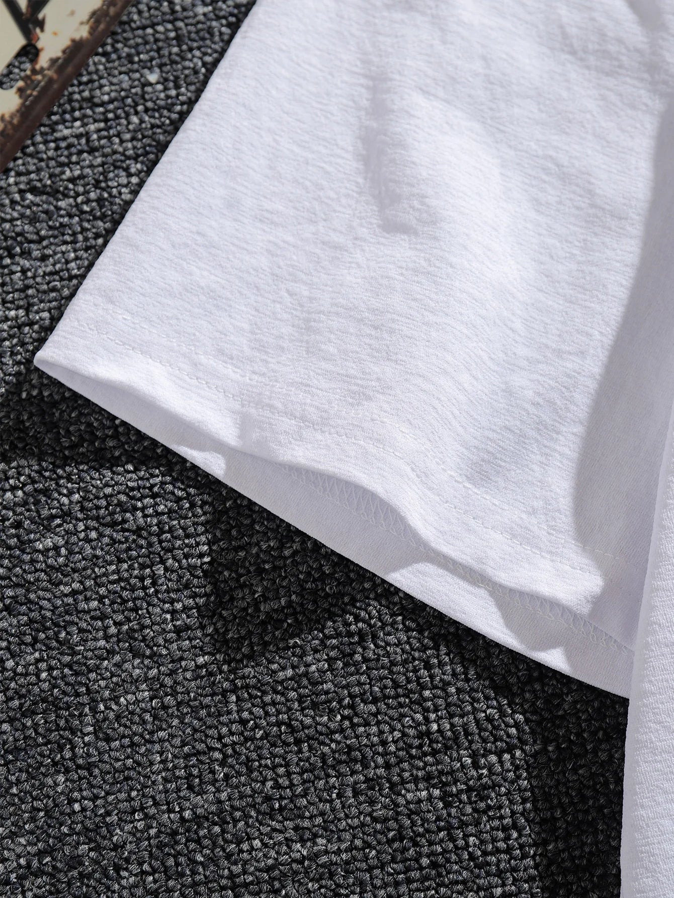 Men's summer 100 pure cotton fashionable casual loose Texas longhorn cow