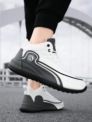 High-Top Casual Sneakers for Men, Trendy Thick-Soled Dad Shoes, Breathable Soft-Soled Non-Slip Versatile Men's Shoes,