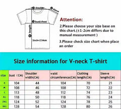 2026 Summer New Men's V-Neck T-Shirt with 3D Digital Pattern Printing for Street Casual Fashion Comfortable Soft Breathable