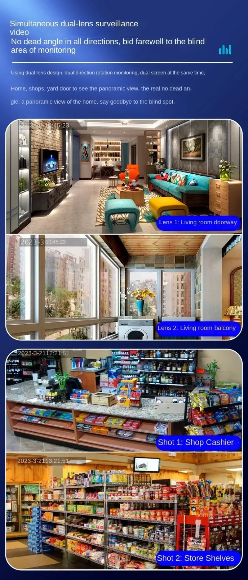 1080P HD WIFI IP Camera Security Protection Surveillance PTZ Camera Auto Tracking Baby Pets Monitor Smart Home Robot Cameras