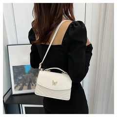 PU Versatile and Fashionable Portable Small Square Bag Single Shoulder Crossbody Bag Luxury Designer r