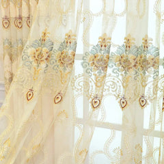 Noble Luxury Curtain For Window Bedroom Blackout Velvet Cloth Drape Fabrics Shade Panel Tulle Curtain Living Room X632#30