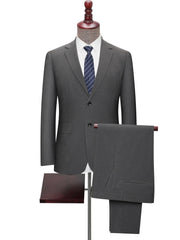 Men Plus Size Summer Thin Cotton Linen Suit Jacket Pants Set Wedding Host Groomman Formal Business Party Banquet Dress Suit