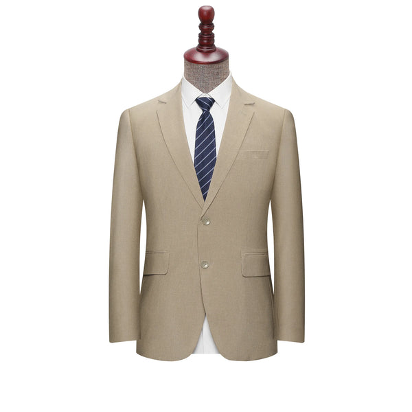 Men Plus Size Summer Thin Cotton Linen Suit Jacket Pants Set Wedding Host Groomman Formal Business Party Banquet Dress Suit