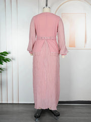 Elegant Women Chiffon Dresses Wedding Prom Party Evening Gown African Dashiki Maxi Robes 2026