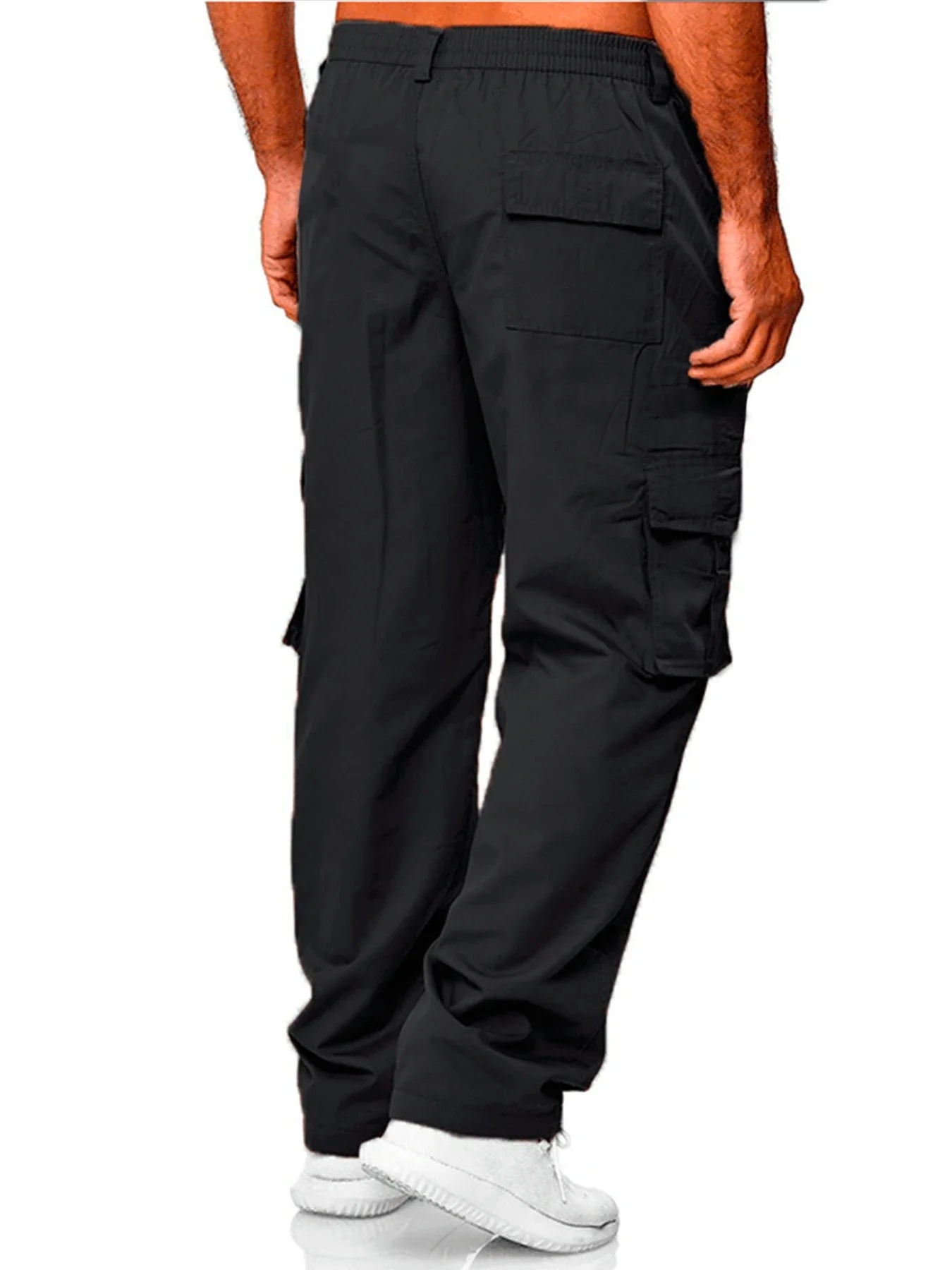 Men's Cargo Pants Sweatpants Outdoor Loose Straight Long pant