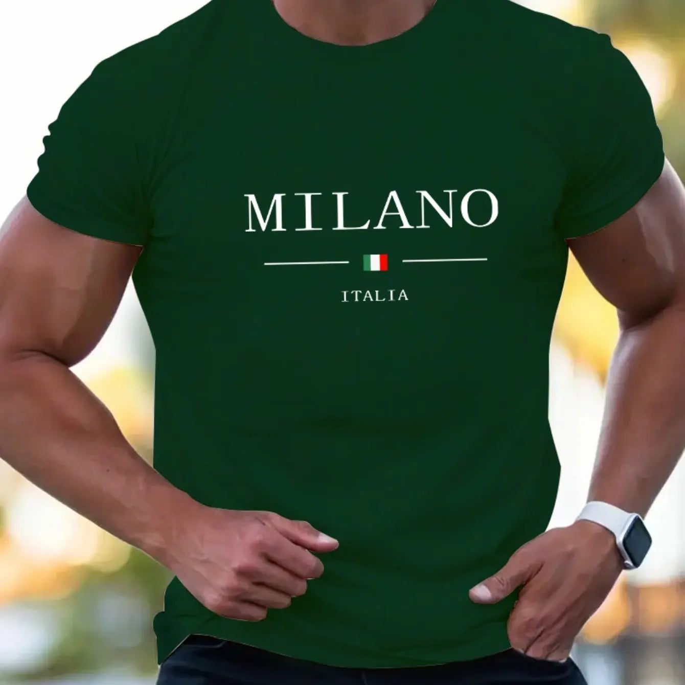 Summer men's 100% cotton casual sports