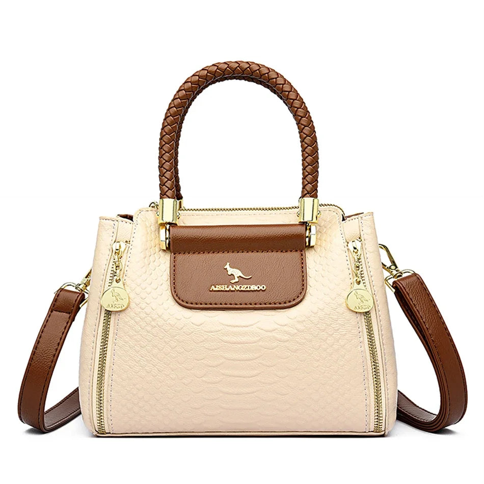 Fashion Crossbody Bags for Women Designer Ladies Purses and Handbags High-quality Soft Leather