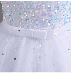 Flower Girl Dresses for Wedding White Champagne Red Pink Child Gala Evening Formal Luxury Birthday Puffy Irregular Elegant Dress
