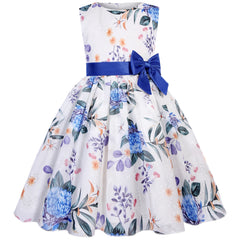 Bridesmaid Dress for Girls with Bow Decoration Special Occasion Children's Flower Girl Costume Suitable for Wedding Banquet