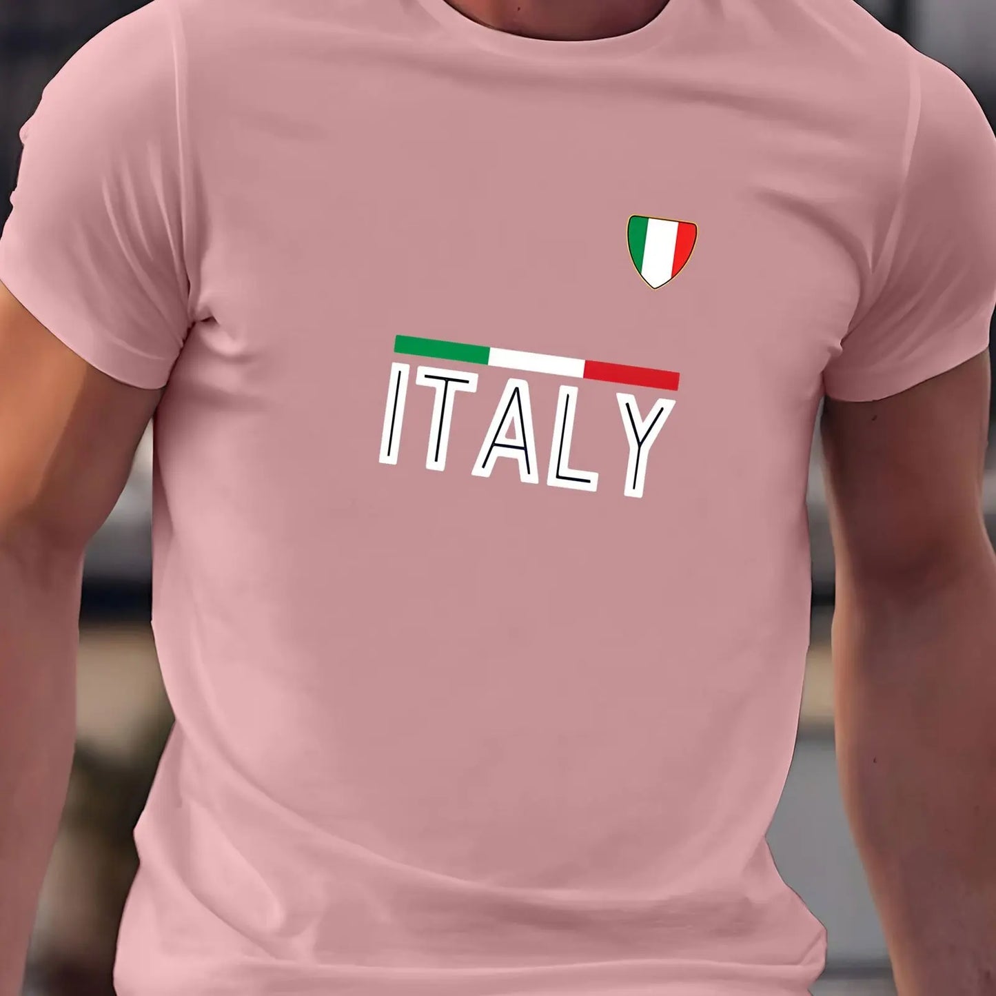 Men's summer 100 cotton fashionable casual sports loose fit plus size Italian