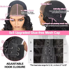 Ginger Highlight Brown Hair Body Wave 5x5 Lace Closure Glueless Wig Human Hair Balayage Ombre Ginger Colored Lace Frontal Wigs
