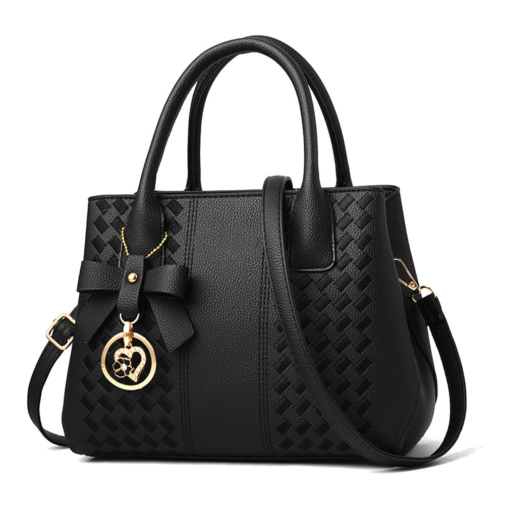 Women 2022 European and American Fashion Handheld Big Bag Fashion Middle aged Embroidery Single shoulder Crossbody Bag