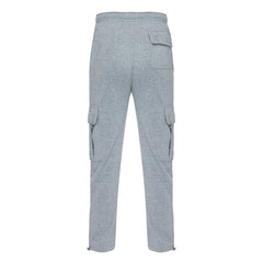 Men’s Loose Cargo Pants Casual Drawstring Elastic Waist Wide Leg Athletic Sweatpants Outdoor Trousers