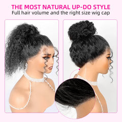 Hidden Strap Body Wave 360 HD Full Lace Front Wigs Human Hair Pre Plucked 12A Glueless Brazilian Virgin Wig With Drawstring