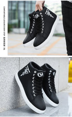 Sneakers Man Casual Vulcanized Male Comfortable High Top Shoes Outdoor Men Lightweight Fashion Mens Shoes WaterprooF