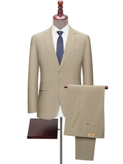 Men Plus Size Summer Thin Cotton Linen Suit Jacket Pants Set Wedding Host Groomman Formal Business Party Banquet Dress Suit