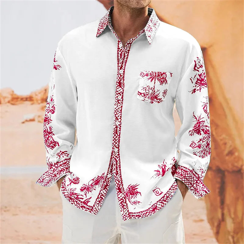 2023 Fashionable men casual shirts