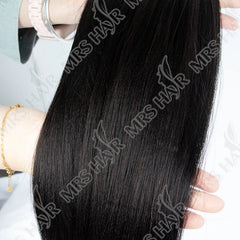 K Tip Hair Extensions Human Hair Light Yaki Cuticles Remy  Pre Bonded Keratin Hot Fusion Hair Extensions 14-26 inch 1B V Tip