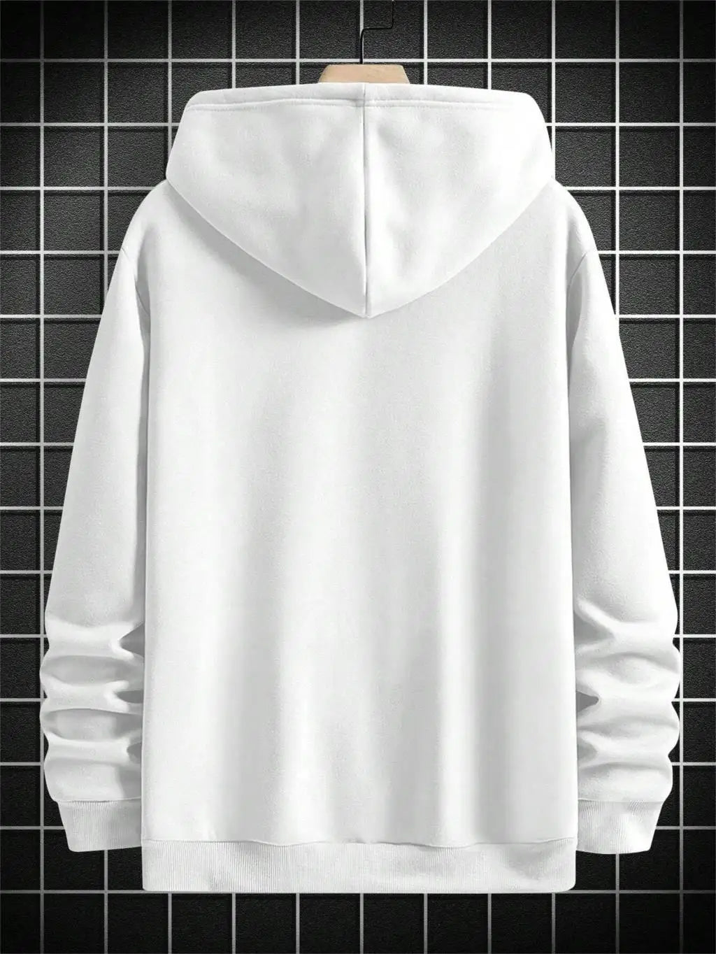 Street Letter Chicago Printing Hoodies For Men Pocket Drawstring t
