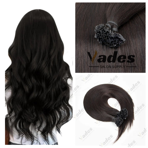 K Tip Hair Extensions Human Hair Keratin Pre Bonded Hot Fusion Nail Tip Balayage Natural Silky Straight Extensions for Women Use