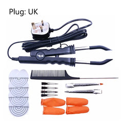 Professional Constant Heat FLAT PLATE Fusion Hair Extension Keratin Bonding Salon Tool Heat Iron Wand