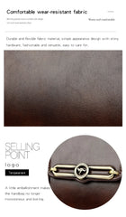 Retro High Quality Oil Leather Women Top-handle Shoulde Bags Vintage Casual Totes Trendy Lock Designer Handbag Small