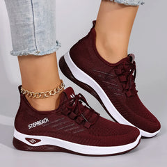 Spring and Autumn New Women's Casual Lace up Comfortable, Breathable, Lightweight and Wear-Resistant Sports