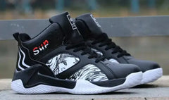 New Anti-Slip Men's High Top Men's Basketball Shoes Luxury Comfortable Running Shoes Fashionable Versatile Casual