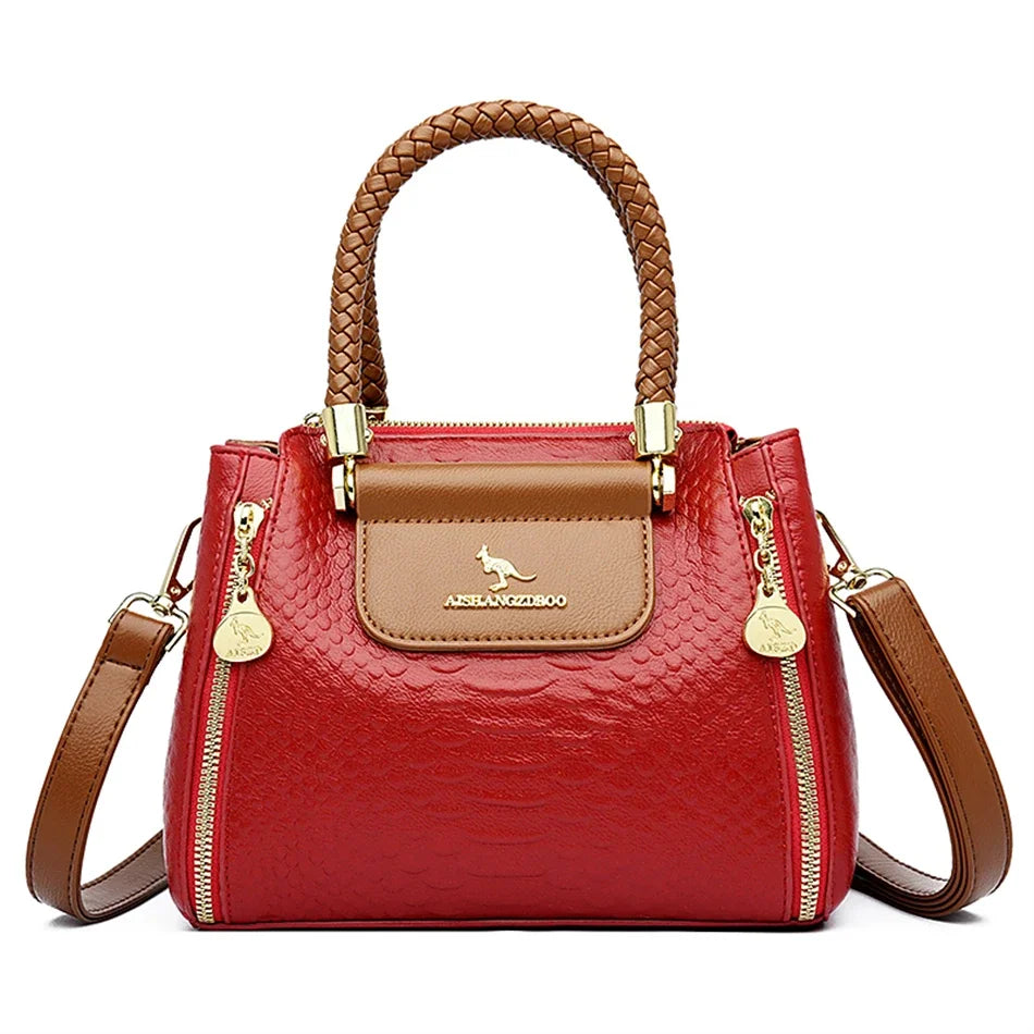 Fashion Crossbody Bags for Women Designer Ladies Purses and Handbags High-quality Soft Leather