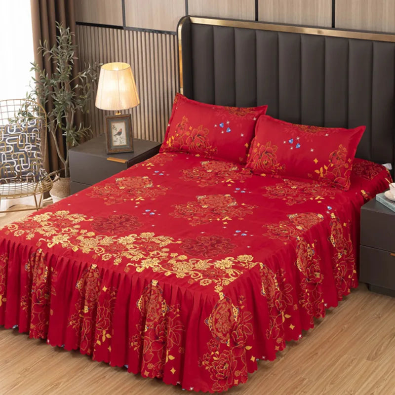Flat Sheets Fashion Household Bedding Luxury Comfortable breathable washable bedspread