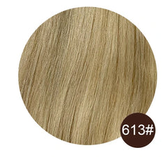 Micro Loop Hair Extensions Remy Human Hair Straight Human Fusion Hair 50 Strands Micro Link Hair Extension Natural Beads Hair