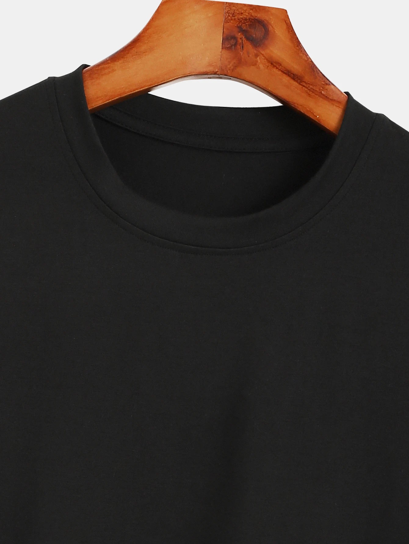 New long-sleeved T-shirt men's printed round neck long-sleeved T-shirt trend versatile casual tops men's clothing summer