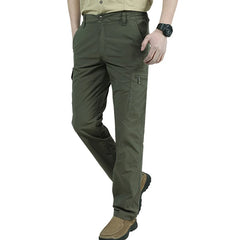 Casual Men Pants Summer Multiple Pockets Cargo Pants Quick Dry Thin Trousers Outdoor Hiking Workout Breathable Long Pant New