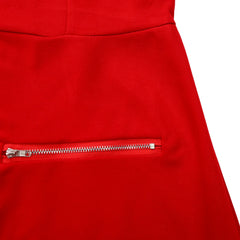 2026 Women's Elegant Simple Solid Color Dress Round Neck A-Line Shape Slimming Effect Waist-Slimming Full Dress