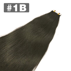 Tape in Hair Extensions Natural Human Hair Brazilian Origina Hair 100% Real Human Hair Extensions 20 Pcs Straight for Women