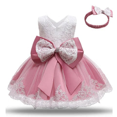 Baby Girls Dresses Elegant Princess Dress Infant Birthday Party Dress Toddler Ball Gown Christening Gowns Vestido Dresses