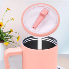40Oz Tumbler Flip Straw Lid Replacement Spill Proof Resistant Tumbler Tumbler cover for Stanley cup
