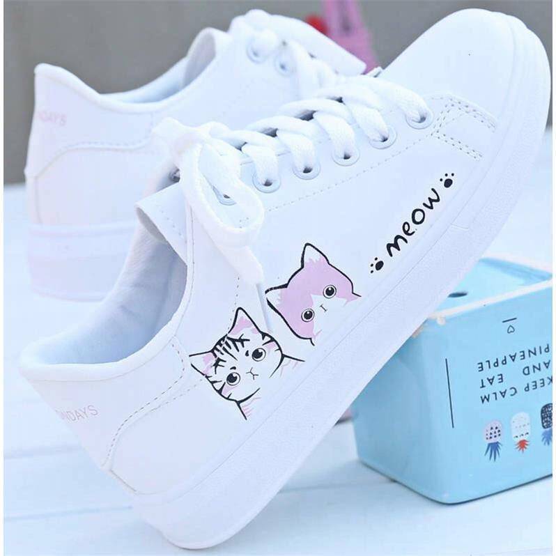 comemore 2021 New fashion lace -up women sneakers casual