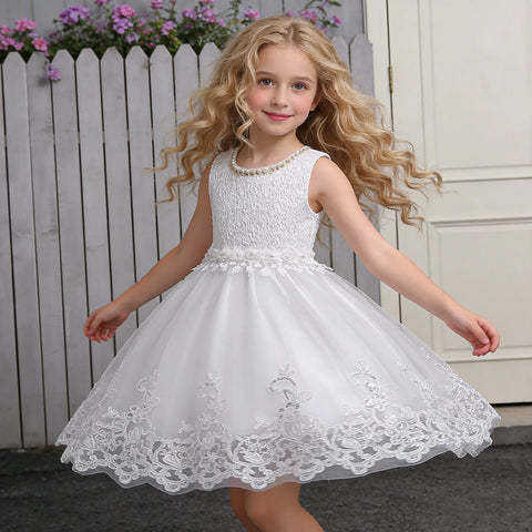 Baby Clothing Babies Girls Dresses Four Seasons Baptism Princess Dress for Girls