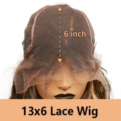 P4/27 Highlight Body Wave Wig  13x6 HD Lace Front Human Hair 13x4 Transparent Lace Wigs Human Hair  Pre Plucked 200 Density