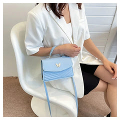 PU Versatile and Fashionable Portable Small Square Bag Single Shoulder Crossbody Bag Luxury Designer r