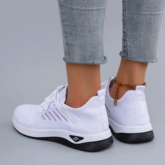 Spring and Autumn New Women's Casual Lace up Comfortable, Breathable, Lightweight and Wear-Resistant Sports