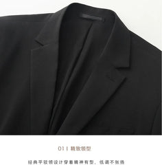Men Plus Size Summer Thin Cotton Linen Suit Jacket Pants Set Wedding Host Groomman Formal Business Party Banquet Dress Suit