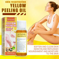 Yellow Peeling Oil Body Cleansing Exfoliation For Tender Glowing Skin Finger Joint Whitening Moisturizing Care Beauty Products