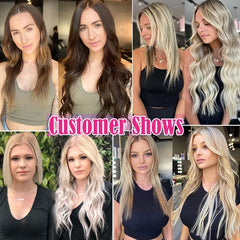 Flat Tip Keratin Hair Extensions Pre-Bonded Flat Tip Hair Extensions 50 Gram Double Drawn Straight 16-30 inch Indian Remy Hair